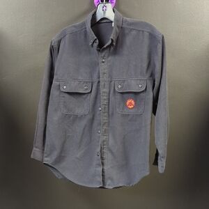 Bugle Boy Dark Gray Casual Button Down Shirt
